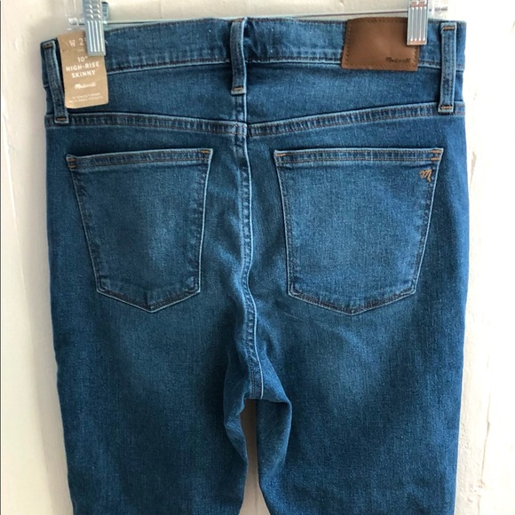 Madewell Denim - NWT Madewell High-Rise Skinny Denim Designer Blue Jeans Size 29 Woman’s